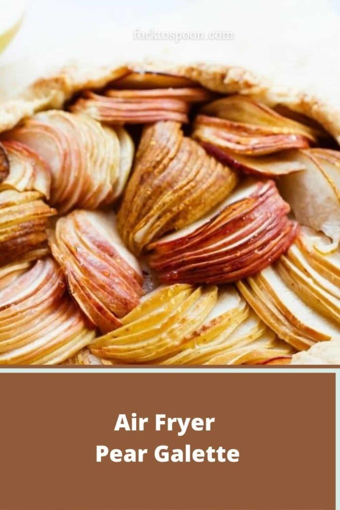 Air Fryer Pear Galette