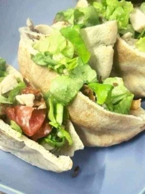 Air Fryer Ranch Chicken Pita Pockets
