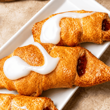 Copycat Pillsbury Cherry Filled Crescents (Air Fryer)