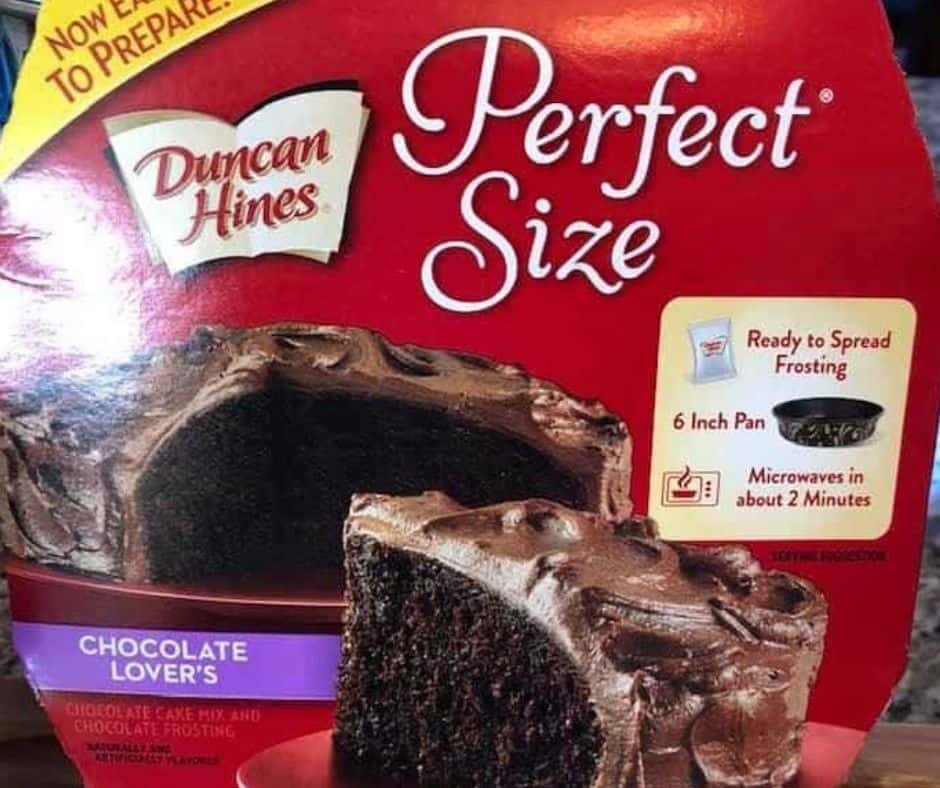 Ingredients Needed For Duncan Hines Perfect Size Cake Mix In the Air Fryer