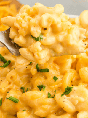 Faster than the stove — no waiting for water to boil. One pot, no draining — the pasta cooks right in the liquid that becomes the sauce. Totally hands-off — set it, walk away, finish dinner. Works with literally any brand of boxed mac and cheese. Kid-safe — older kids can make this themselves with no hot stove or heavy pots. Doubles and triples without any change to cook time — perfect for feeding a crowd.