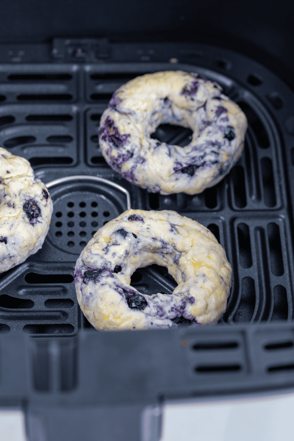 Air Fryer Blueberry Bagels