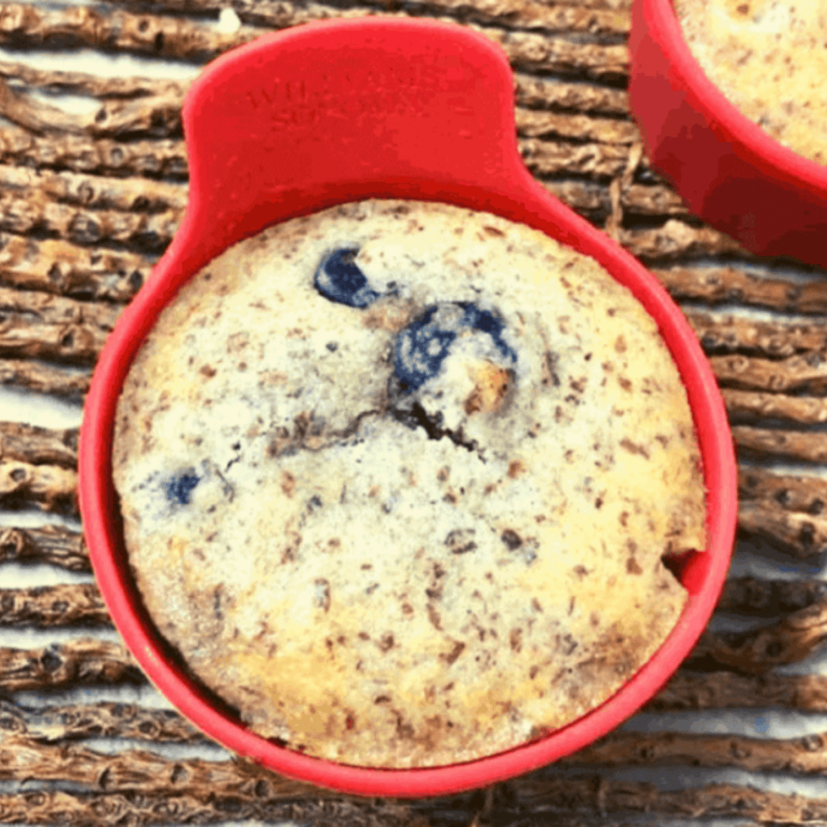 Air Fryer Keto Blueberry Muffins