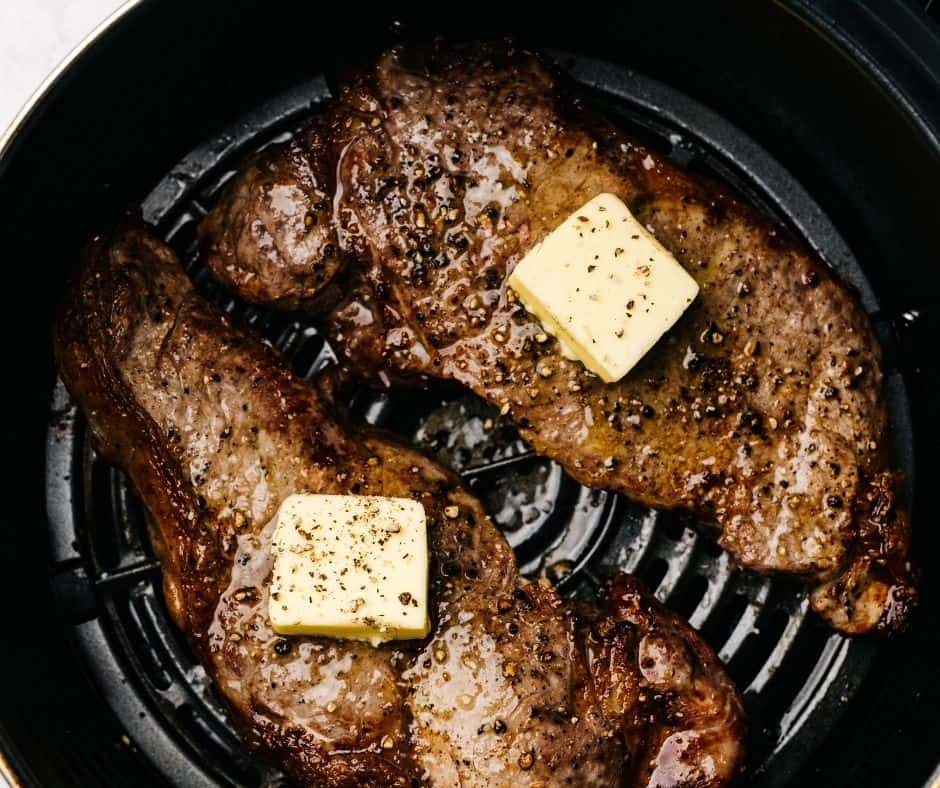 Air Fryer New York Strip Steak