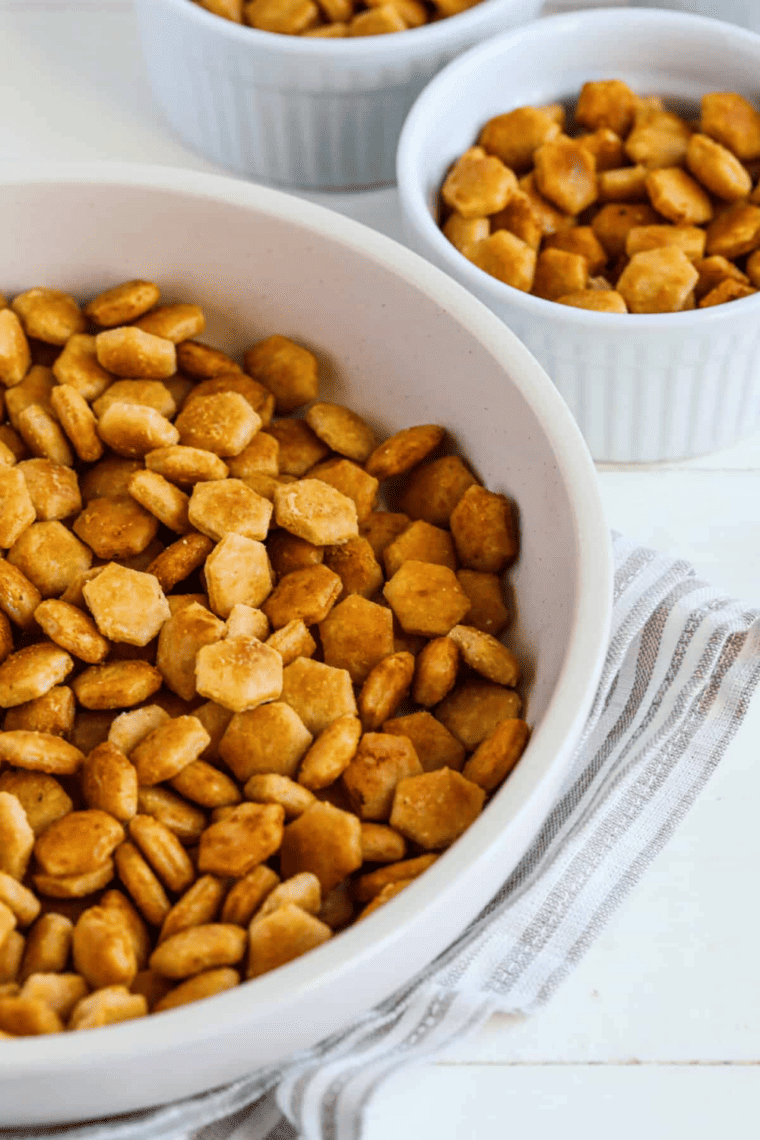 Air Fryer Ranch Oyster Crackers