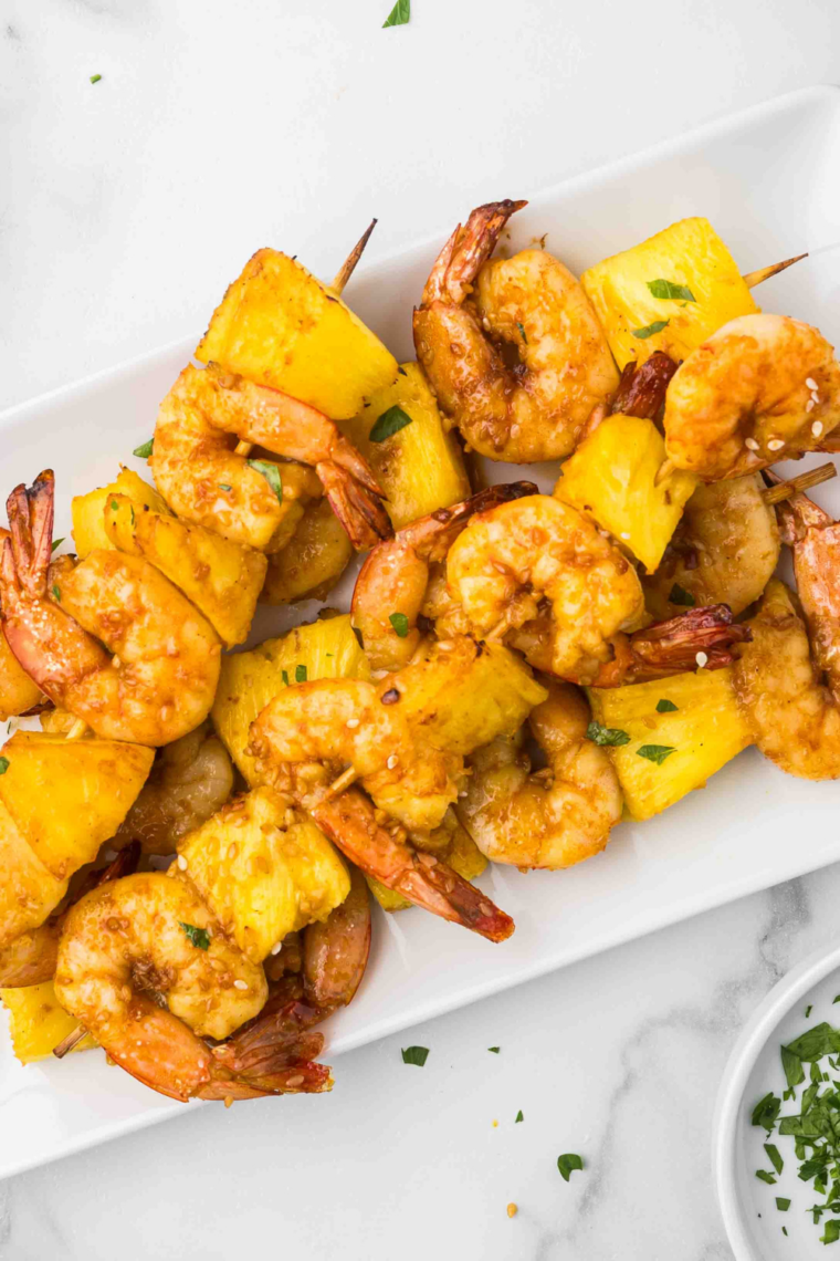 Air Fryer Shrimp Skewers