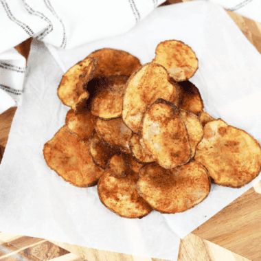Easy Air Fryer BBQ Potato Chips
