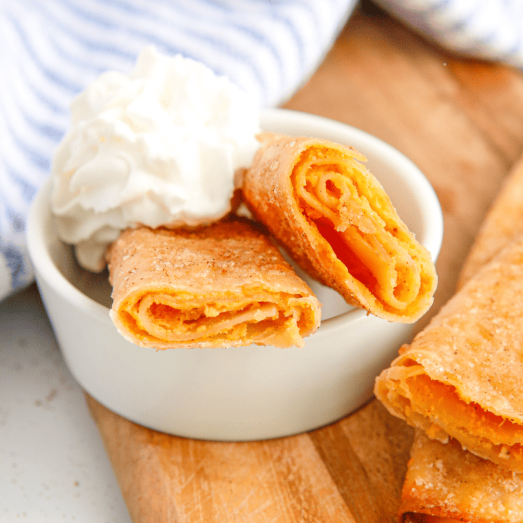 Pumpkin Pie Egg Rolls