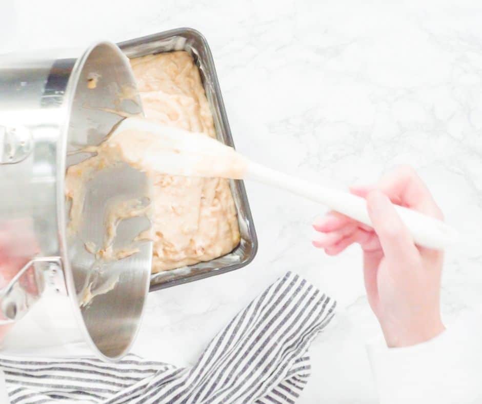 Lemon Batter in Loaf Pan