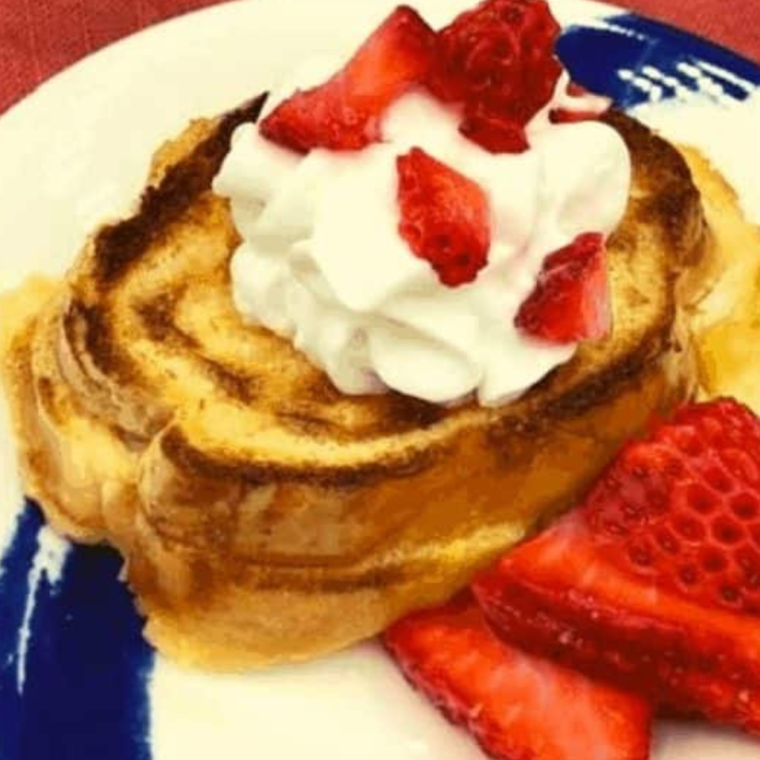 Air Fryer Strawberry Shortcake French Toast (7)