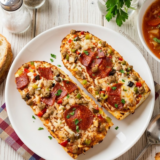 Perfectly crispy frozen French bread pizza in the air fryer in just 6–8 minutes. Works with Stouffer's, Red Baron, DiGiorno & all brands. The cheese-blowaway fix is in here too.