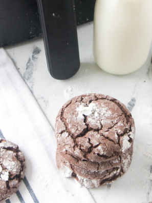 air fryer chocolate cake mix cookies