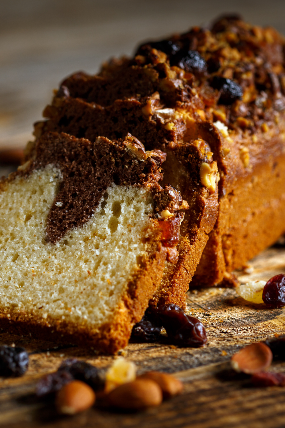 Air Fryer Marble Pound Cake