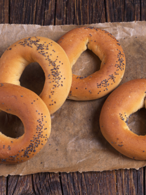Air Fryer Poppy Bagels