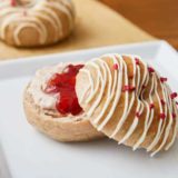 Air Fryer Strawberry Bagels