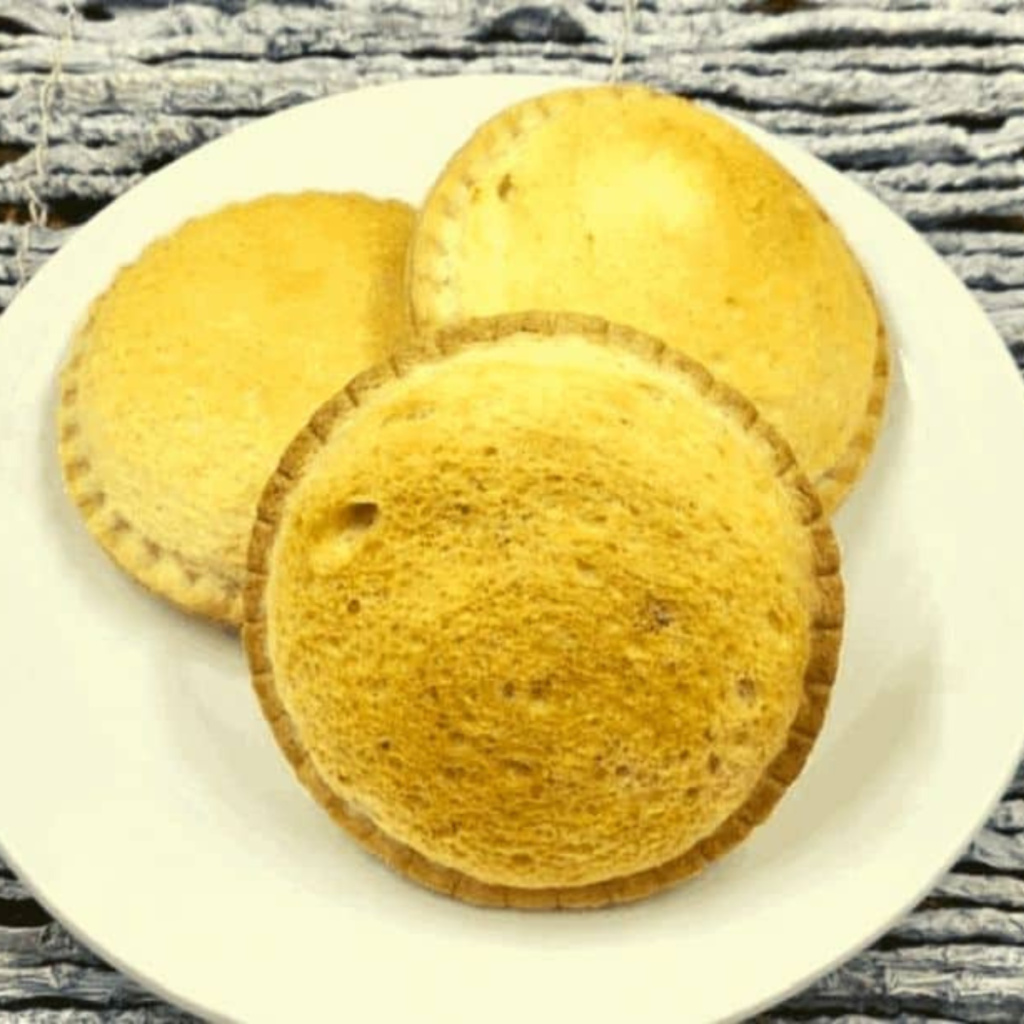 3 air fried uncrustables on a plate