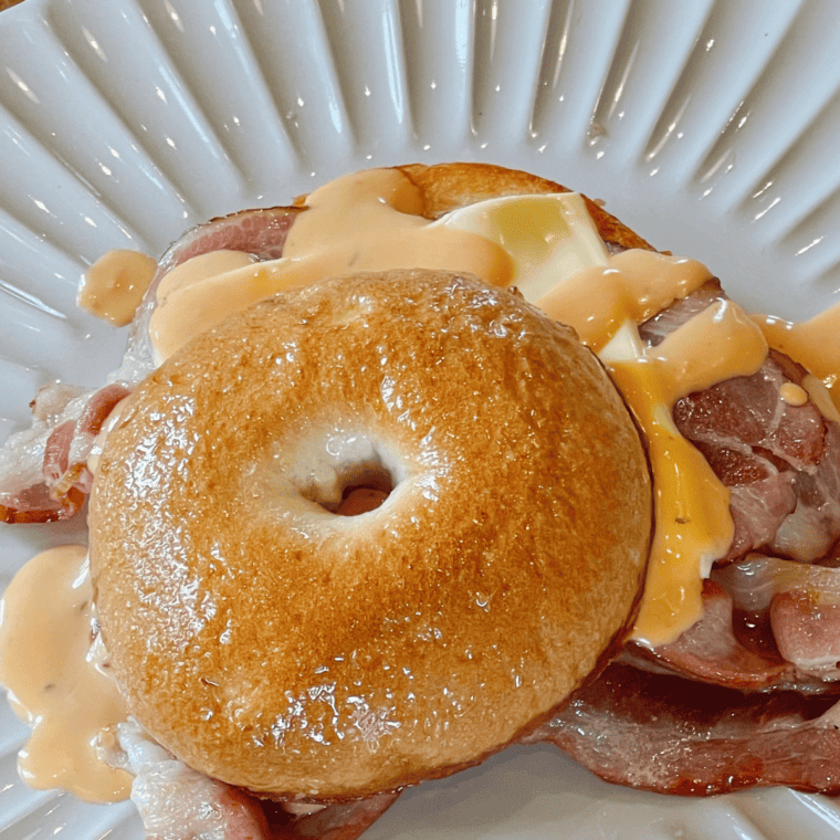air fryer cheese bagels