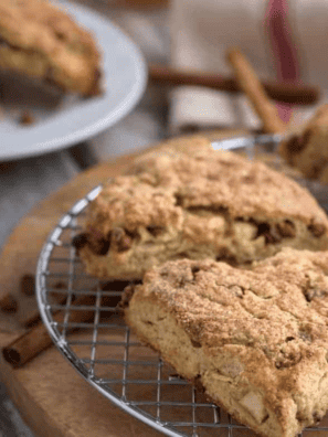 Air Fryer Cinnamon Chip Scones