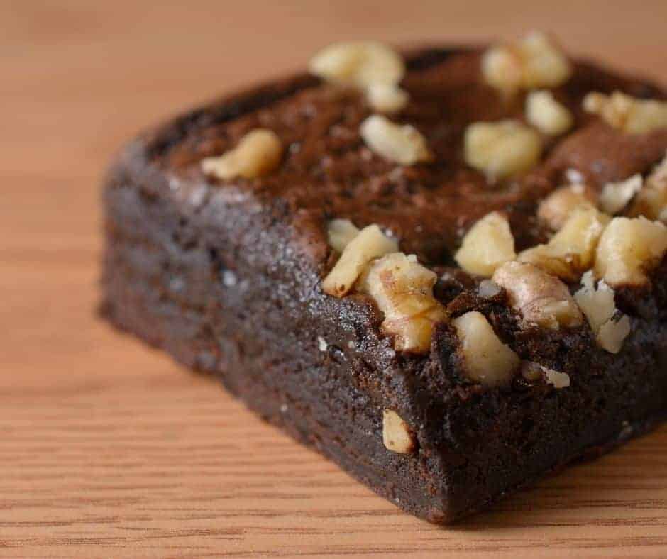 Air Fryer Classic Fudge Walnut Brownies