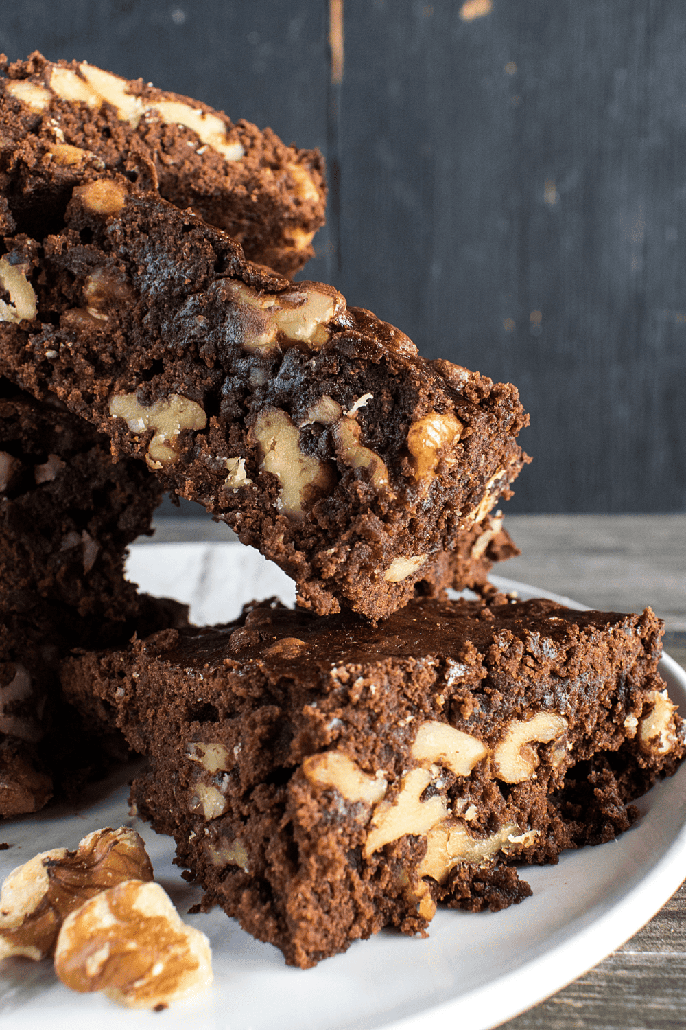 Air Fryer Classic Fudge Walnut Brownies