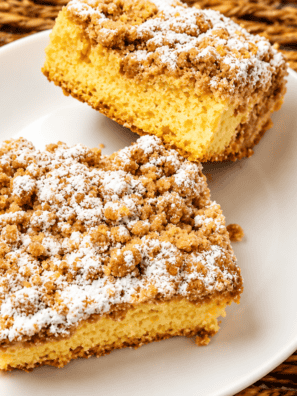 Air Fryer Crumb Cake (Easy, Ready in 45 Minutes)