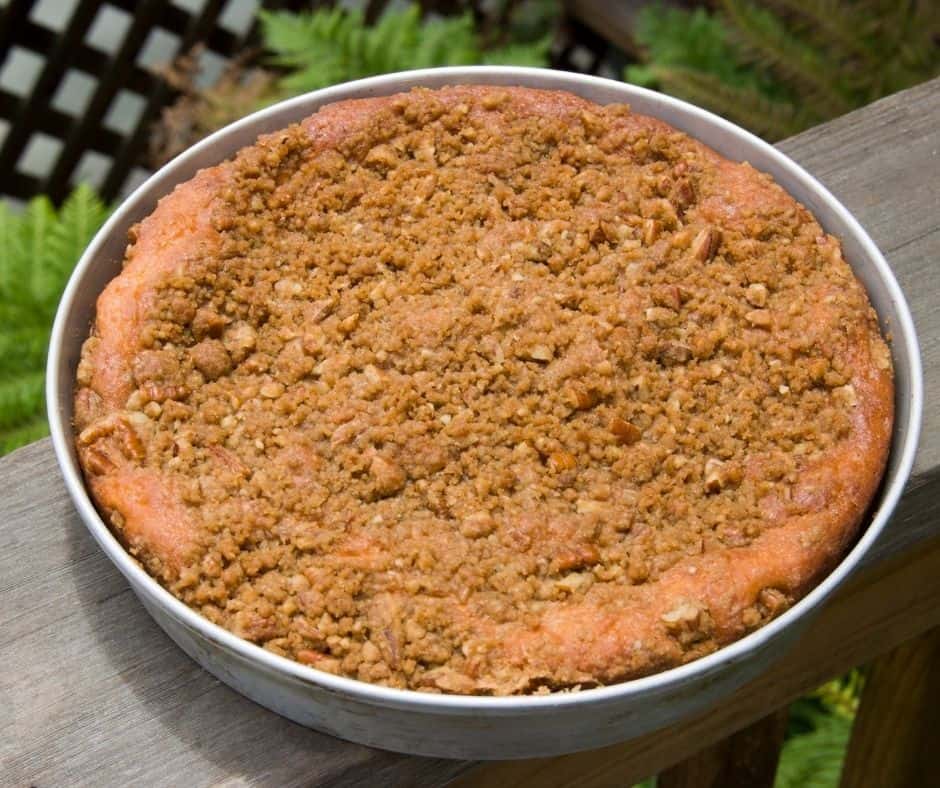 Air Fryer Crumb Cake