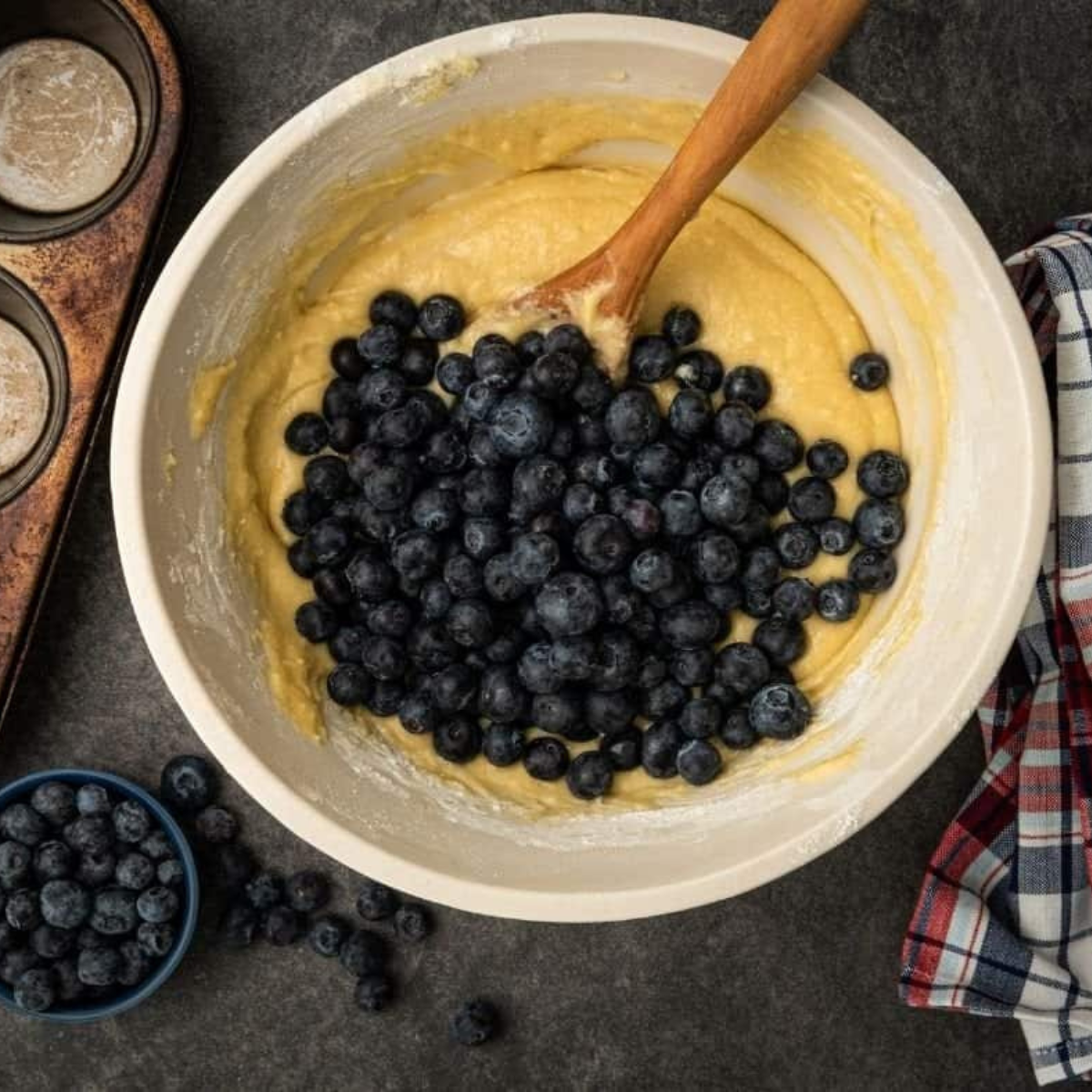 Air Fryer Blueberry Bundt Cake