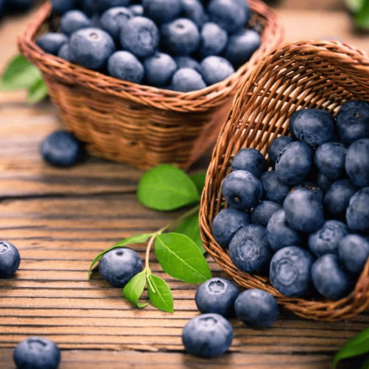 Air Fryer Blueberry Pound Cake
