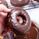 Air Fryer Chocolate Cake Mix Donuts