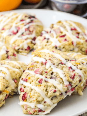 Air Fryer Cranberry Orange Scones