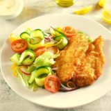 Air Fryer Garlic Panko Chicken Breast
