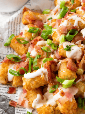 Air Fryer Loaded Tater Tots