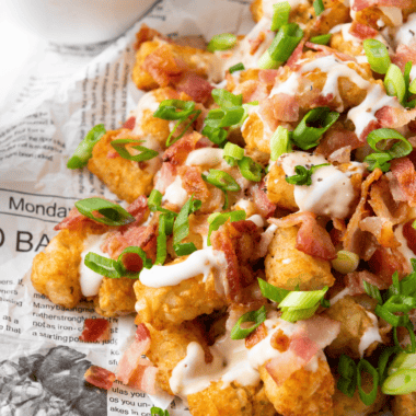 Air Fryer Loaded Tater Tots