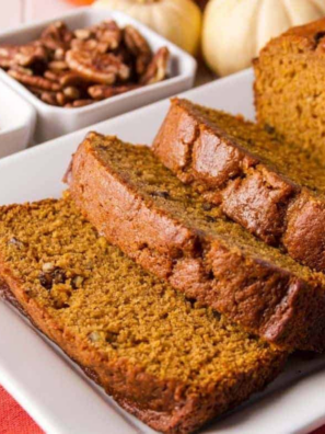 Air Fryer Pumpkin Nut Bread