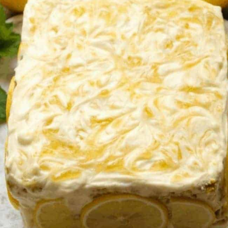 Air Fryer Sour Cream Lemon Cake