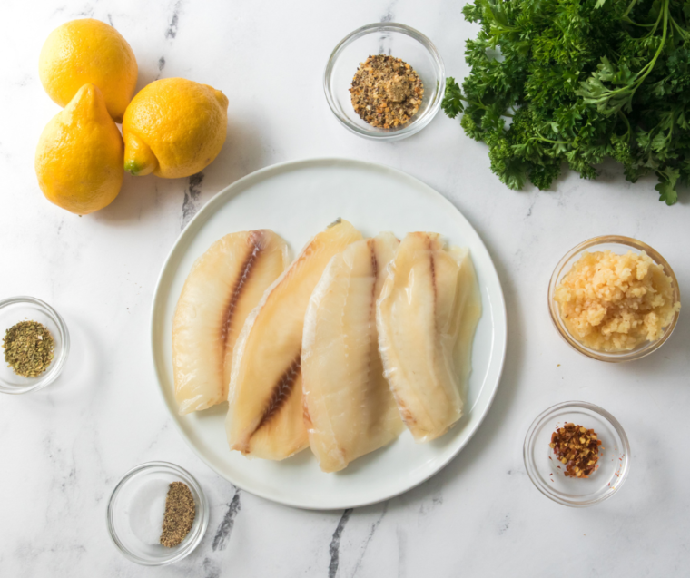 Air Fryer Tilapia With Lemon And Garlic