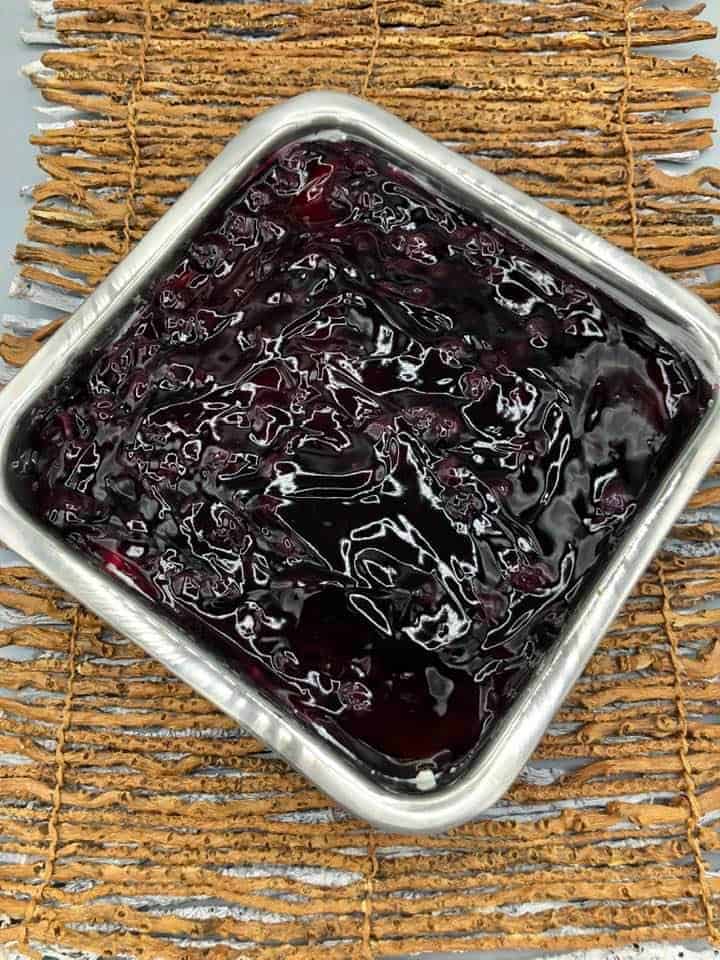 Air Fryer Blueberry Cheesecake  