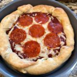 AIR FRYER DEEP DISH PEPPERONI PIZZA