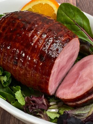 Air Fryer Honey Baked Ham
