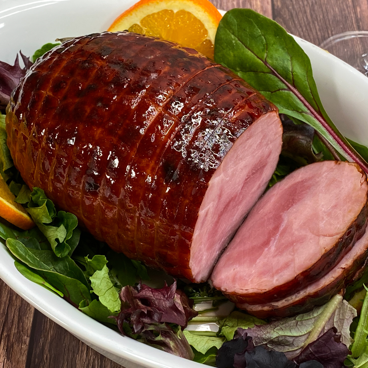 Air Fryer Honey Baked Ham