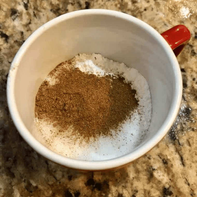 Air Fryer Pumpkin Mug Cake ( 