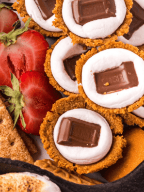 Air Fryer S’mores Cookie Cups