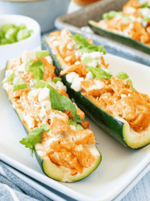 Air Fryer Zucchini Boats