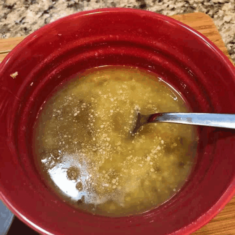 In a small bowl mix together the topping ingredients.