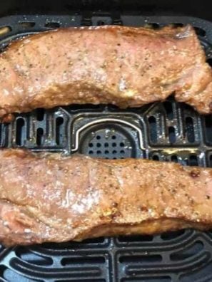 Air Fryer New York Strip Steaks