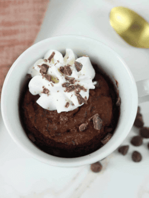 air fryer chocolate mug cake