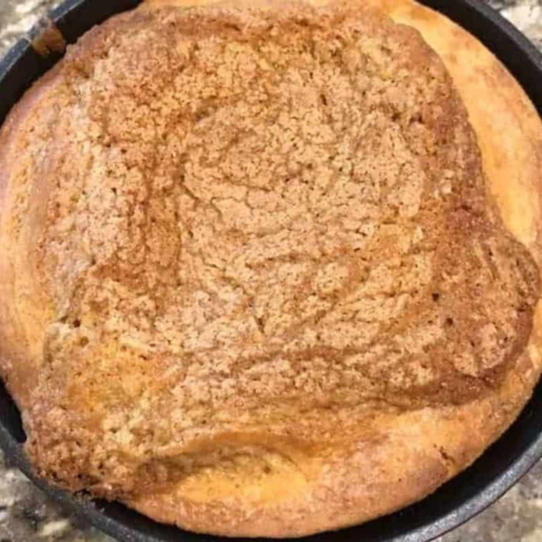 Air Fryer Cinnamon Roll Cake