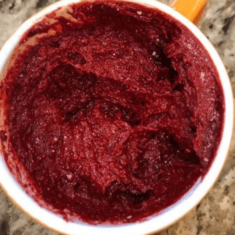 Air Fryer Red Velvet Mug Cake