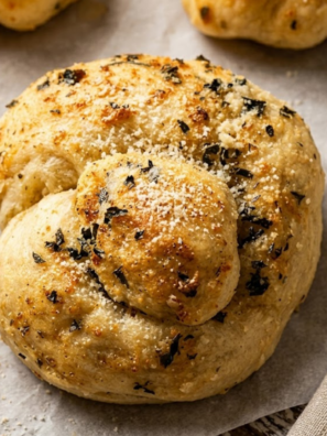 Soft, buttery air fryer garlic knots ready in just 15 minutes. Made with pizza dough and coated in a rich garlic-parmesan butter, they’re crisp on the outside and light, fluffy, and tender inside.
