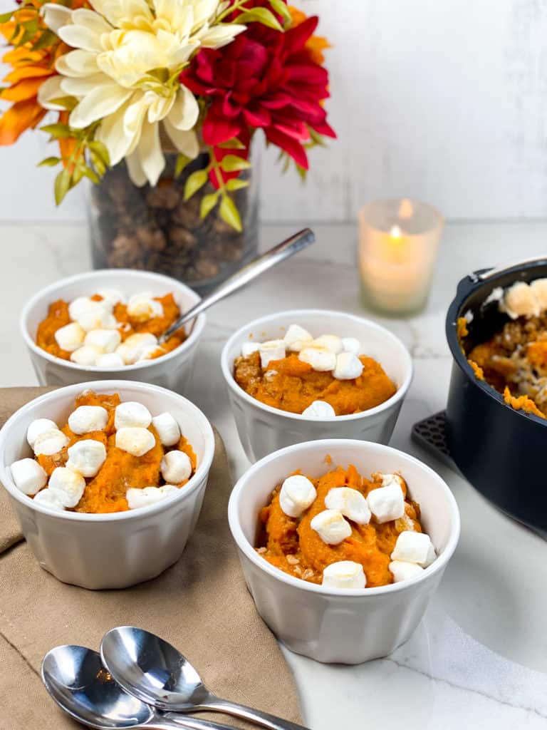 Air Fryer Sweet Potato Casserole